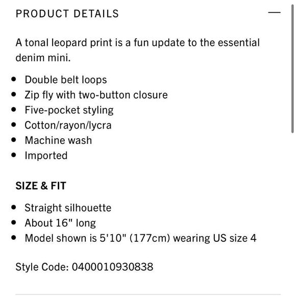 Current Elliot Skirt Leopard Rose 24 - Picture 3 of 8